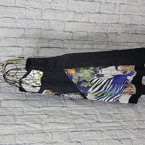 LESLIE Multi Color Artsy Floral‎ Summer Dress Size 14 - Picture 6 of 10